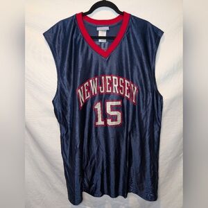 NBA Elevation Blue Jersey with Red Trim